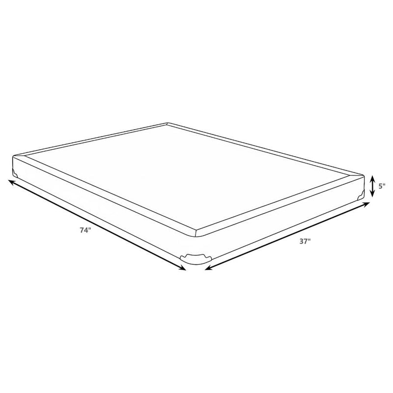 Mercer 5-inch Low Profile Box Spring Foundation