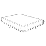 Mercer 9-inch Twin Standard Box Spring Foundation | Twin | Grey | 350416T