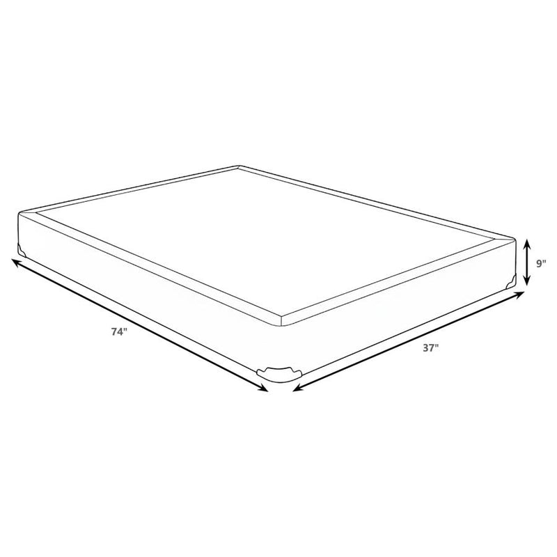 Mercer 9-inch Standard Box Spring Foundation