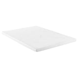 Cascade 3-inch Twin XL Cool Memory Foam Mattress Topper | White | 350419TL