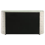 Sonya 6-drawer Upholstered Bedroom Dresser Ivory | King | Ivory | 360113