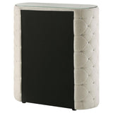 Sonya 5-drawer Upholstered Bedroom Chest of Drawers Ivory | White | Ivory | 360115