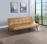 Jenson Upholstered Tufted Convertible Sofa Bed Saddle Brown | King | Brown | Saddle Brown | 360234