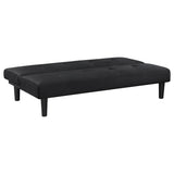Stanford Upholstered Tufted Convertible Sofa Bed Black | Black | 360238