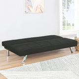 Joel Upholstered Tufted Convertible Sofa Bed Black | King | Black | 360281