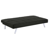 Joel Upholstered Tufted Convertible Sofa Bed Black | King | Black | 360281