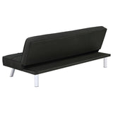 Joel Upholstered Tufted Convertible Sofa Bed Black | King | Black | 360281