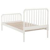 Jones Wood Twin Open Frame Bed White | King | White | 400415T