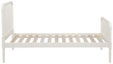 Jones Wood Twin Open Frame Bed White | King | White | 400415T
