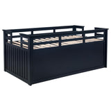 Carlsbad Wood Twin Captains Bed With Trundle Navy Blue | Twin | Blue | Navy Blue | 401980T