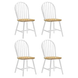 Cinder Wood Dining Side Chair White (Set of 4) | King | White | 4129