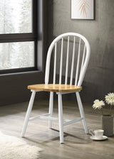 Cinder Wood Dining Side Chair White (Set of 4) | King | White | 4129