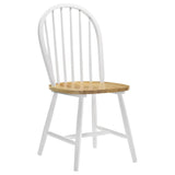 Cinder Wood Dining Side Chair White (Set of 4) | King | White | 4129