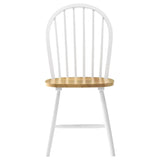 Cinder Wood Dining Side Chair White (Set of 4) | King | White | 4129