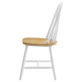 Cinder Wood Dining Side Chair White (Set of 4) | King | White | 4129