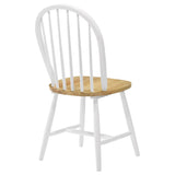 Cinder Wood Dining Side Chair White (Set of 4) | King | White | 4129