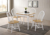 Cinder Wood Dining Side Chair White (Set of 4) | King | White | 4129