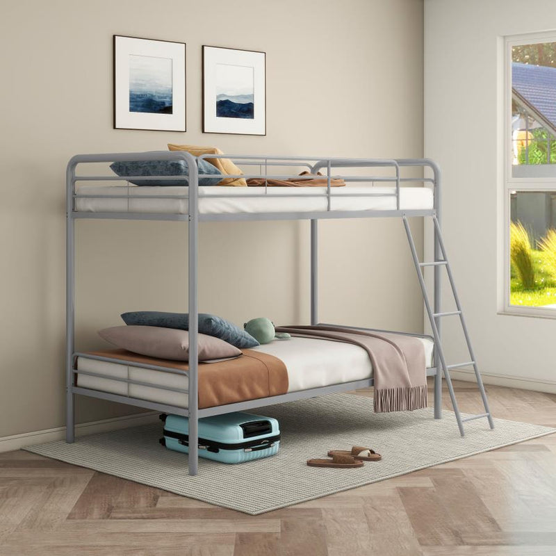 Carson Metal Over Bunk Bed Glossy Black
