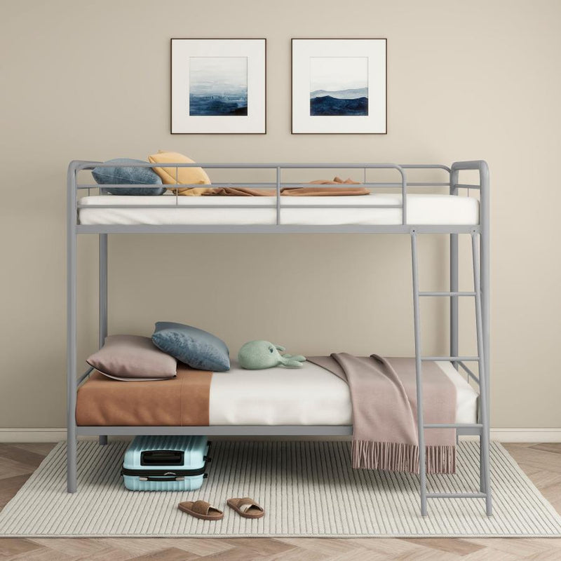 Carson Metal Over Bunk Bed Glossy Black