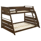 Holden Wood Veneer Twin Over Full Bunk Bed Walnut | King | Brown | Walnut | 460593