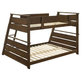 Holden Wood Veneer Twin Over Full Bunk Bed Walnut | King | Brown | Walnut | 460593