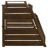 Holden Wood Veneer Twin Over Full Bunk Bed Walnut | King | Brown | Walnut | 460593