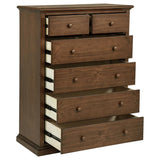 Sumerlin 6-drawer Bedroom Chest of Drawers Medium Brown | Brown | Medium Brown | 460595WAL