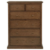 Sumerlin 6-drawer Bedroom Chest of Drawers Medium Brown | Brown | Medium Brown | 460595WAL