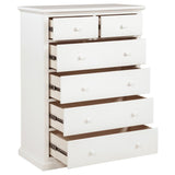 Sumerlin 6-drawer Bedroom Chest of Drawers White | White | 460595WHT