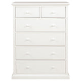 Sumerlin 6-drawer Bedroom Chest of Drawers White | White | 460595WHT