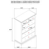Sumerlin 6-drawer Bedroom Chest of Drawers White | White | 460595WHT