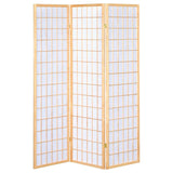 Carrie 3-Panel Room Divider Folding Shoji Screen Natural | White | Natural | 4621