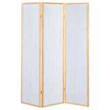 Carrie 3-Panel Room Divider Folding Shoji Screen Natural | White | Natural | 4621