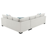 Ashford Chenille Upholstered Sleeper Sectional Sofa Greige | Grey | Greige | 500818