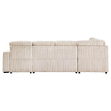 Devonshire Sleeper Sectional Sofa Storage Chaise Camel | King | Beige | Camel | 501205