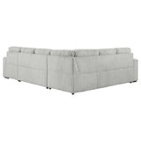 Devonshire Sleeper Sectional Sofa Storage Chaise Grey | King | Grey | 501208