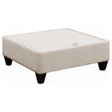 Mcloughlin Upholstered Sloped Arm Sectional Sofa Platinum | King | Beige | Platinum | 501840