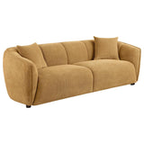 Aleisha Fabric Upholstered Sofa Mustard Yellow | Yellow | Mustard Yellow | 503061