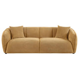 Aleisha Fabric Upholstered Sofa Mustard Yellow | Yellow | Mustard Yellow | 503061