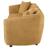 Aleisha Fabric Upholstered Sofa Mustard Yellow | Yellow | Mustard Yellow | 503061