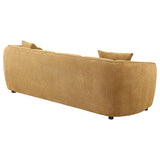 Aleisha Fabric Upholstered Sofa Mustard Yellow | Yellow | Mustard Yellow | 503061