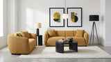 Aleisha Fabric Upholstered Loveseat Mustard Yellow | Yellow | Mustard Yellow | 503062