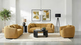 Aleisha Fabric Upholstered Loveseat Mustard Yellow | Yellow | Mustard Yellow | 503062