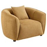 Aleisha Fabric Upholstered Accent Chair Mustard Yellow | Yellow | Mustard Yellow | 503063