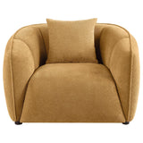 Aleisha Fabric Upholstered Accent Chair Mustard Yellow | Yellow | Mustard Yellow | 503063