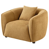 Aleisha Fabric Upholstered Accent Chair Mustard Yellow | Yellow | Mustard Yellow | 503063