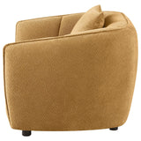 Aleisha Fabric Upholstered Accent Chair Mustard Yellow | Yellow | Mustard Yellow | 503063