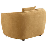 Aleisha Fabric Upholstered Accent Chair Mustard Yellow | Yellow | Mustard Yellow | 503063