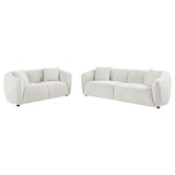 Aleisha 2-piece Fabroc Upholstered Sofa Set Sand | Beige | Sand | 503064-S2