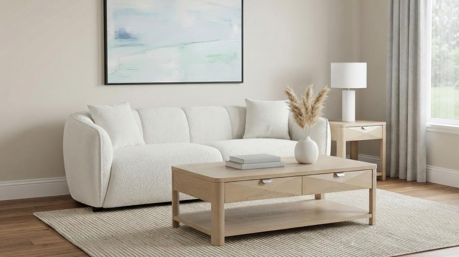 Aleisha Fabric Upholstered Sofa Sand | Beige | Sand | 503064